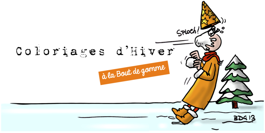 Coloriages d'Hiver à la Bout de Gomme