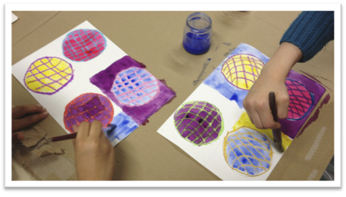 Arts plastiques autour de la galette avec Warhol et Delaunay