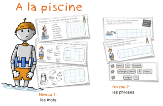 Production d'écrits : la piscine et la mer