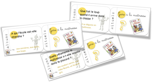 Cartes albums : Gare à la maitresse