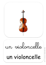 Instruments de musique - affichage