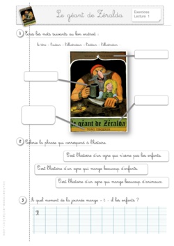 Le géant de Zéralda CE1