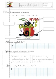Joyeux Noël Splat ! de Rob Scotton - CE1