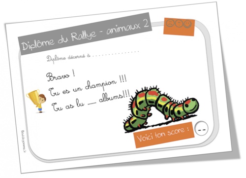 Rallyes lecture animaux 1 et 2