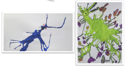 Arts-plastiques sur les monstres.