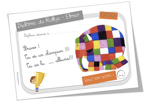 Diplomes pour les rallyes