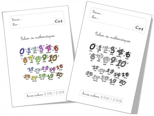 Pages de garde 2012-2013 CP et CE1