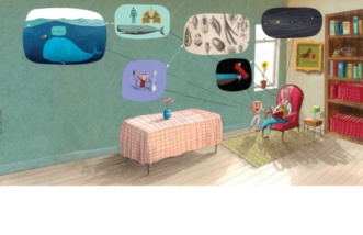 Le filou de la forêt d'oliver Jeffers - Rallye écriture sur un album.