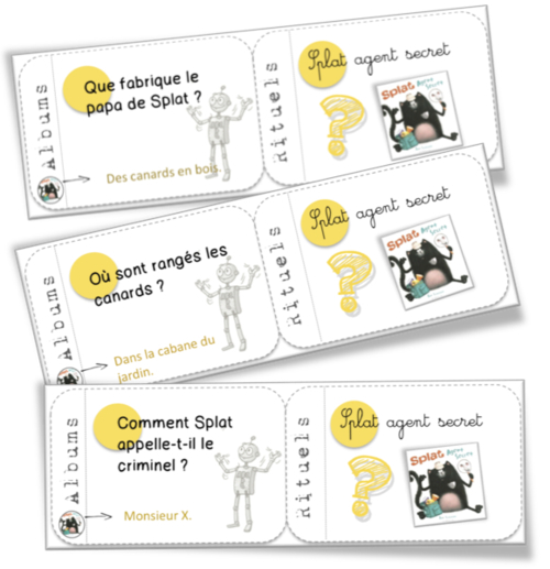 Cartes album : Spalt agent secret