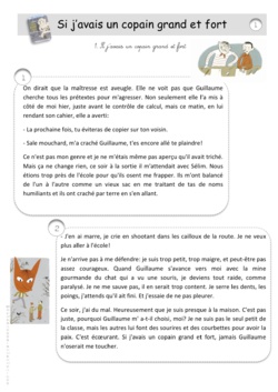 Si j'avais un copain grand et fort - Education civique