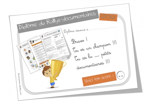 Diplomes pour les rallyes