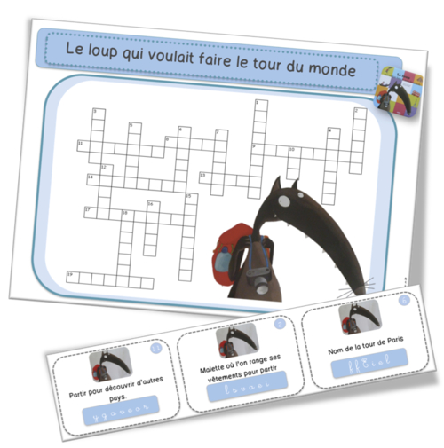 Mots croisés-Le loup qui