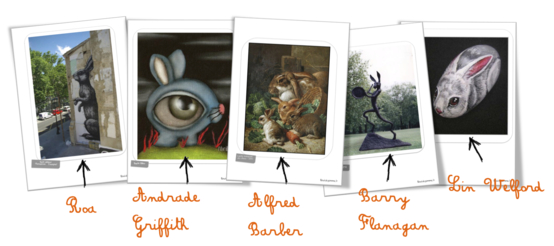 Fiches artistes : les lapins