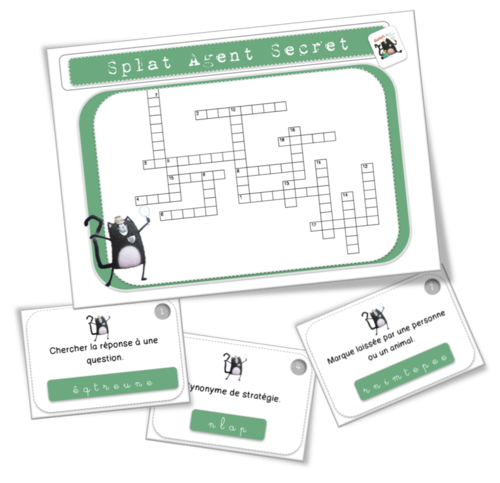 Lecture. Splat :Agent secret- CP et CE1