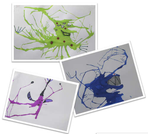 Arts-plastiques sur les monstres.