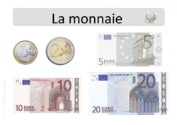 La monnaie - affichage collectif CE1