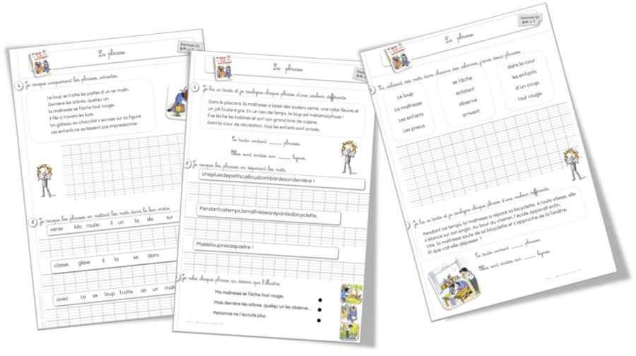 Rseeg :  G1 La phrase avec  Gare à la maîtresse