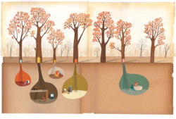 Le filou de la forêt. Rallye écriture ou fiches de production écrite sur un album.