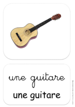 Instruments de musique - affichage