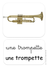 Instruments de musique - affichage