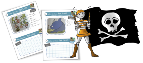 Rallye écriture plume le pirate niveau2
