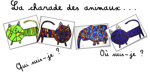 Arts-plastiques : la charade des animaux
