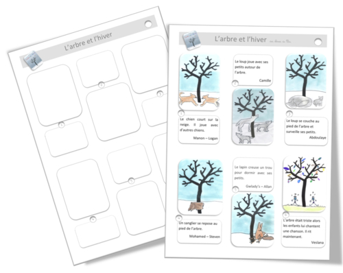 Production d'écrits : l'arbre et l'hiver