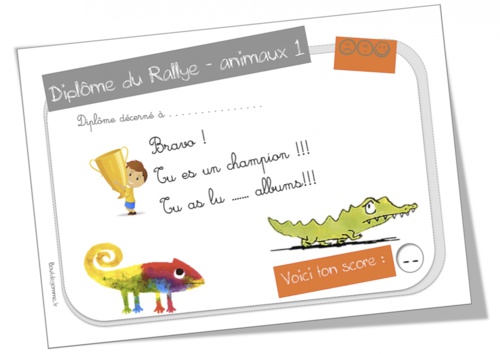 Rallyes lecture animaux 1 et 2