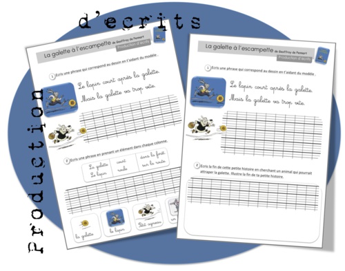 Production d'écrits : la galette à l'escampette