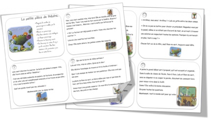 Lulu présidente version CP et petite pièce de théatre sur l'album.