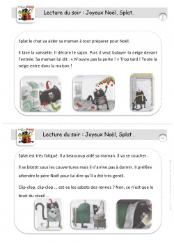 Joyeux Noël Splat ! de Rob Scotton .CE1.CP