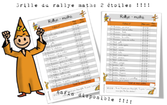 Rallye-maths ( 1 étoile et 2 étoiles)