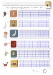 Le filou de la forêt. Rallye écriture ou fiches de production écrite sur un album.