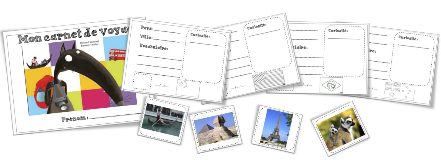 Carnet de voyage :Le loup qui faire le tour du monde