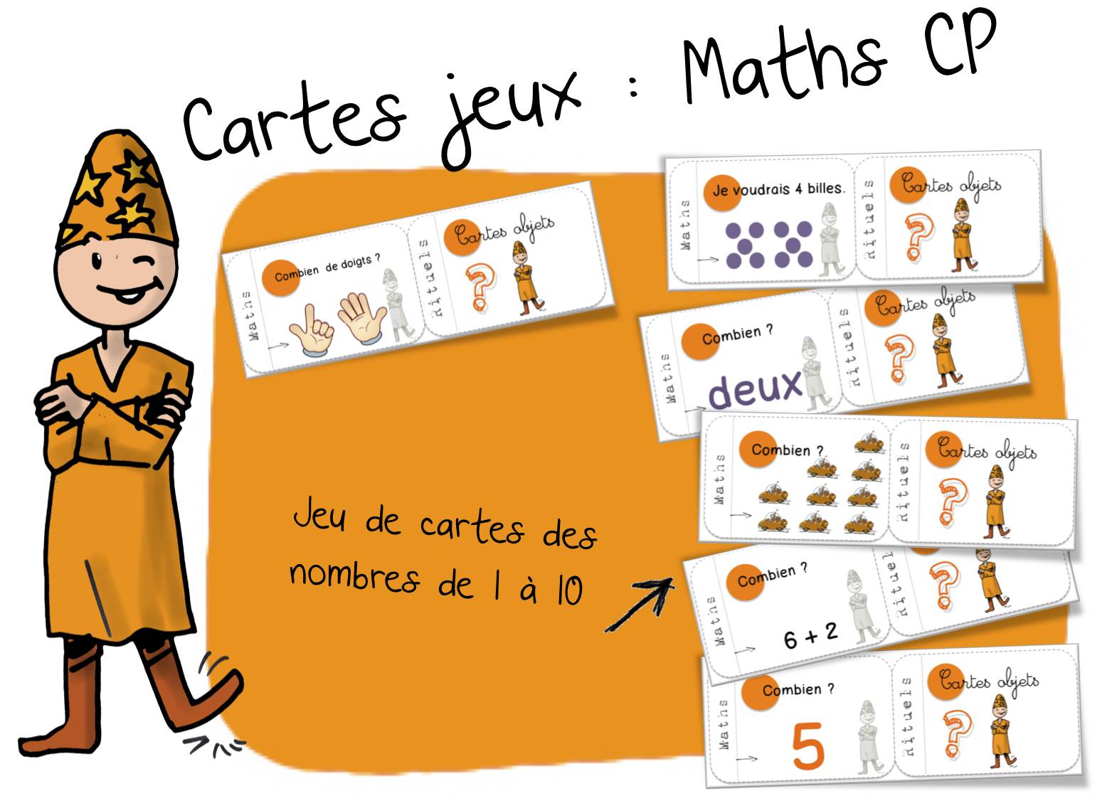 Cartes "rituels" Maths CP