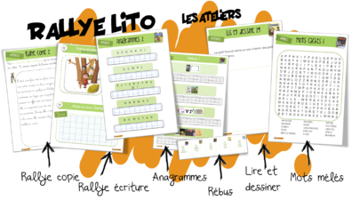 Rallye lecture CE1-CE2: Les contes '"Lito"