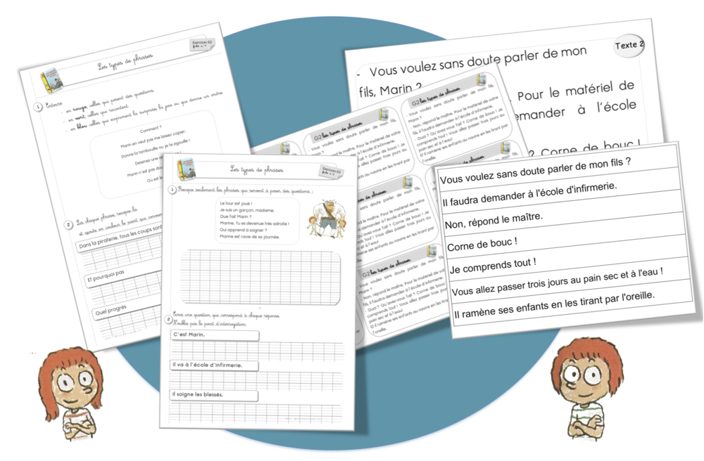 Rseeg G2 les phrases . La rentrée des jumeaux pirates