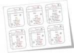 Cartes conjugaison CE1