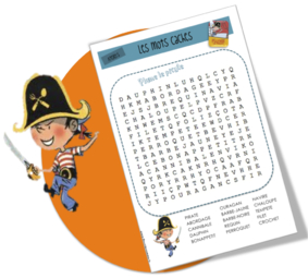 Plume le pirate: mots mêles