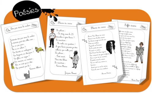 Poésies autour du roman policier