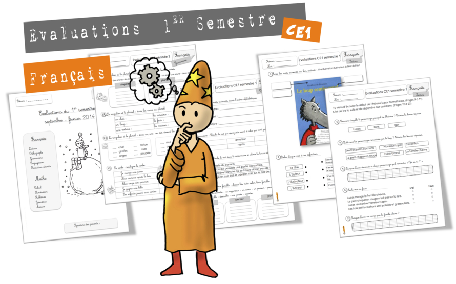 Evaluations 1er semestre : 2ème mouture