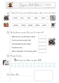 Joyeux Noël Splat ! de Rob Scotton - CE1- CP
