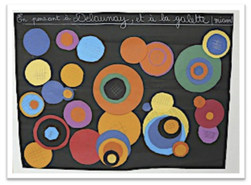 Arts plastiques autour de la galette avec Warhol et Delaunay