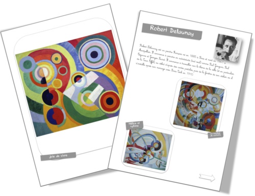 Arts plastiques autour de la galette avec Warhol et Delaunay