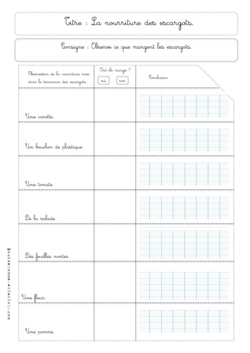 Mes fiches de sciences