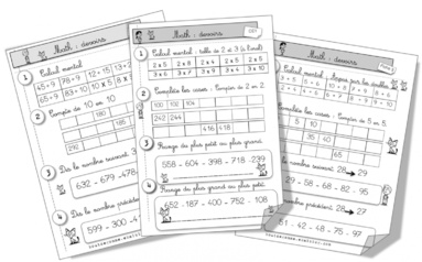 Mise à jour devoirs math CE1