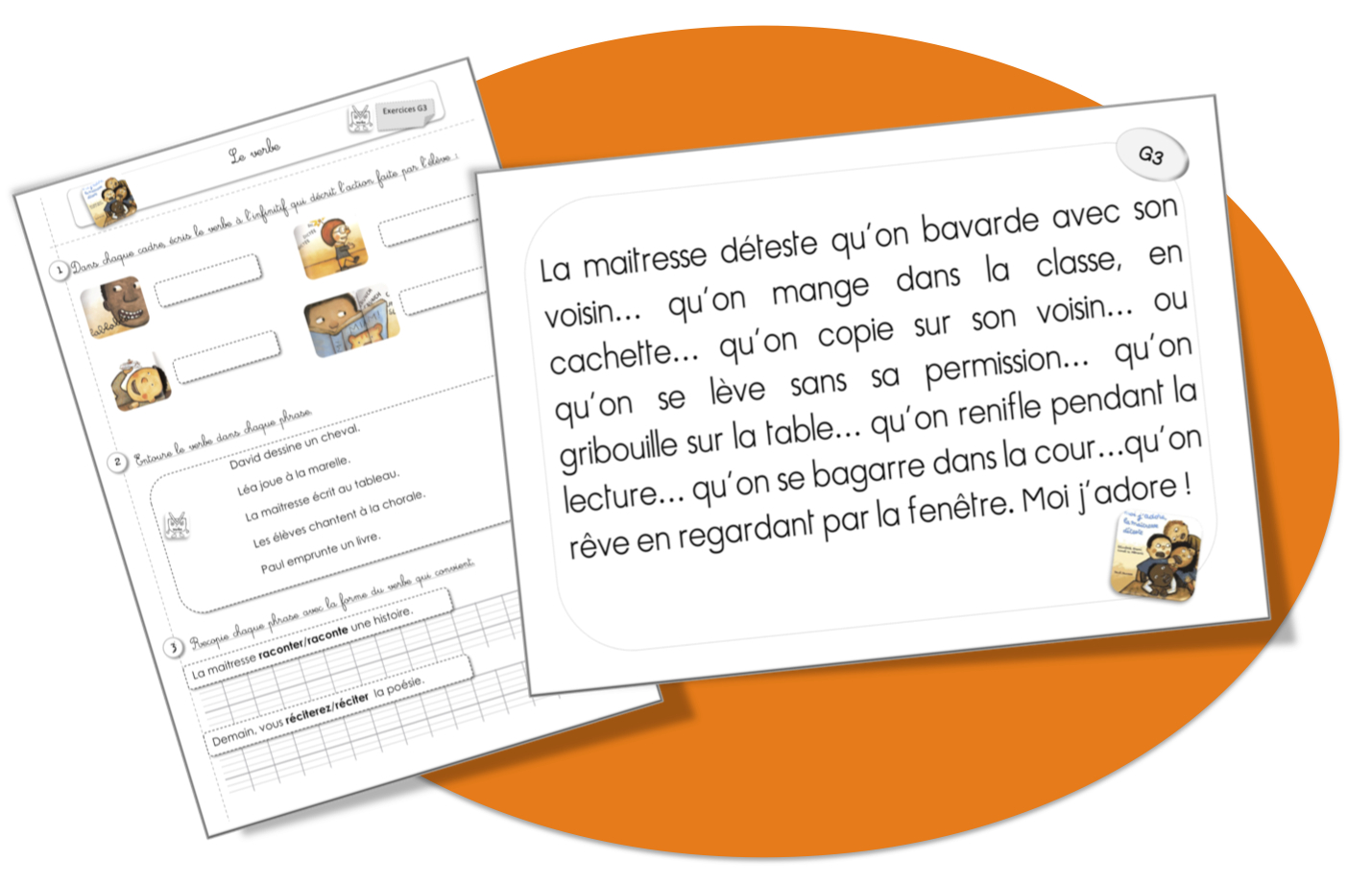 Les Types De Phrases Ce1 Bout De Gomme