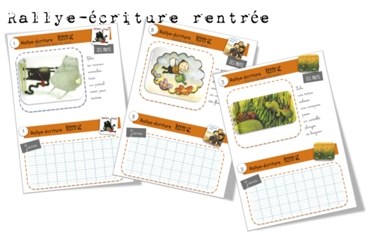 Rallye-écriture rentrée