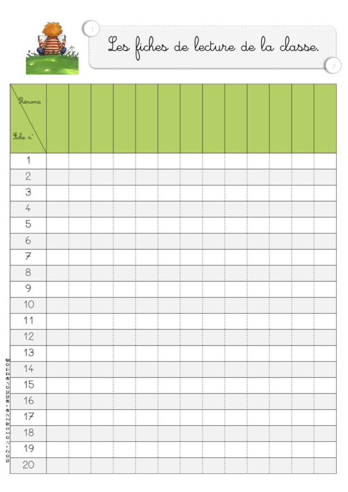 Fichier lecture en autonomie