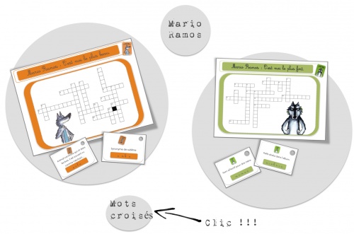 Mots croisés : Mario Ramos : C'est moi le plus beau /C'est moi le plus fort